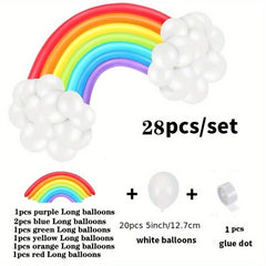 DIY Rainbow Balloons Garland Kit for Party Decorations