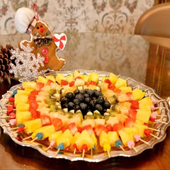 100pcs Bamboo Heart Food Skewers Cocktail Party Supplies