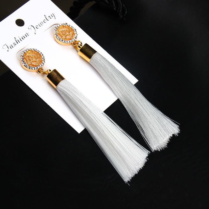 Bohemian Tassel Drop Earrings Teardrop Shape Jewelry for Women and Girls