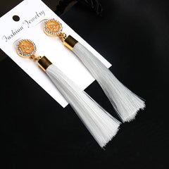 Bohemian Tassel Drop Earrings Teardrop Shape Jewelry for Women and Girls