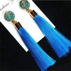 Bohemian Tassel Drop Earrings Teardrop Shape Jewelry for Women and Girls