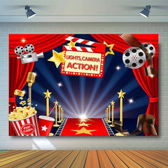 Movie Theme Party Background Cloth for Memorable Birthday Celebration