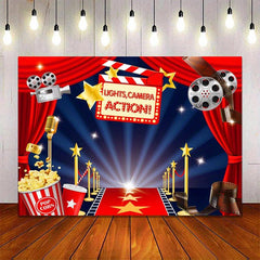 Movie Theme Party Background Cloth for Memorable Birthday Celebration