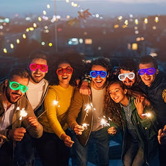 LED Glasses Neon Glow In The Dark Party Supplies