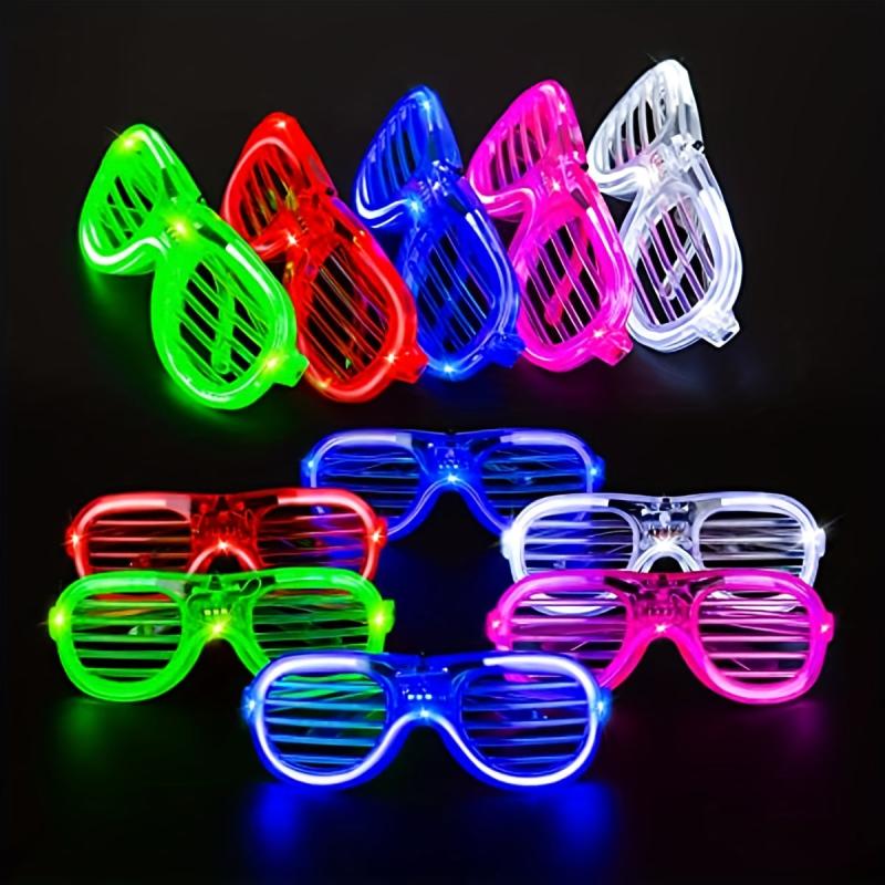 LED Glasses Neon Glow In The Dark Party Supplies