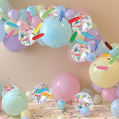 127pcs Macaron Ice Cream Balloon Set for Birthday Party Decoration