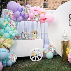 127pcs Macaron Ice Cream Balloon Set for Birthday Party Decoration