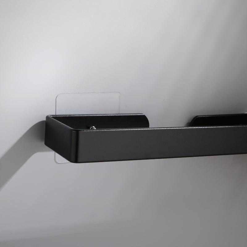 Aluminum Towel Bar for Shower Wall - Bathroom Slippers Storage Rack