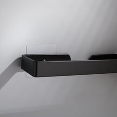 Aluminum Towel Bar for Shower Wall - Bathroom Slippers Storage Rack