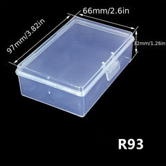 Makeup Powder Puff Storage Box with Dustproof Cover