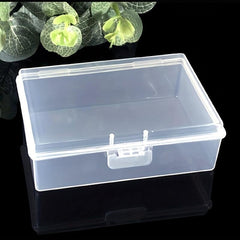 Makeup Powder Puff Storage Box with Dustproof Cover