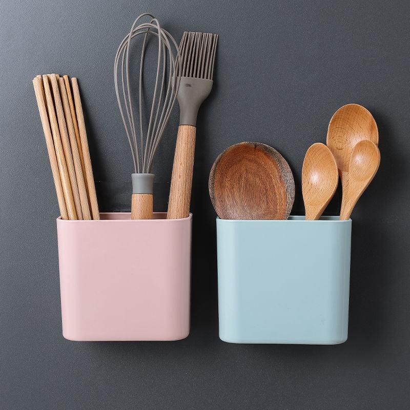 Bathroom Wall Storage Box Toilet Organizer Toothbrush Holder