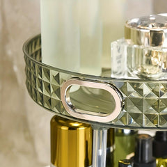 Large Capacity Rotating Makeup Organizer for Bathroom Dresser Vanity
