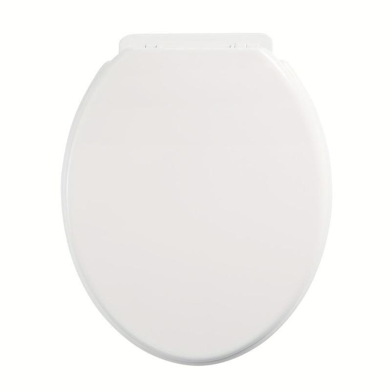 1pc Toilet Seat With Cover Plastic Toilet Seat With Lid Easy Installation