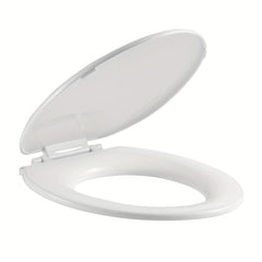 1pc Toilet Seat With Cover Plastic Toilet Seat With Lid Easy Installation