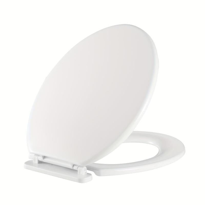 1pc Toilet Seat With Cover Plastic Toilet Seat With Lid Easy Installation