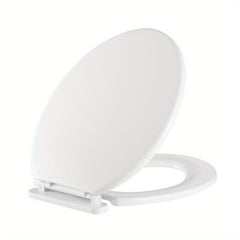 1pc Toilet Seat With Cover Plastic Toilet Seat With Lid Easy Installation