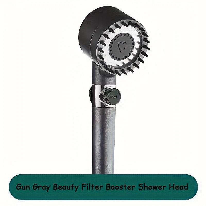 Adjustable Shower Head w/ High Pressure & Body Spray One Button Water Stop