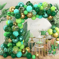 Jungle Safari Balloon Arch Set Wild Animals Dinosaur Theme Birthday Party