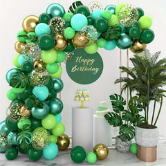 Jungle Safari Balloon Arch Set Wild Animals Dinosaur Theme Birthday Party