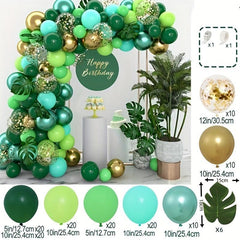 Jungle Safari Balloon Arch Set Wild Animals Dinosaur Theme Birthday Party