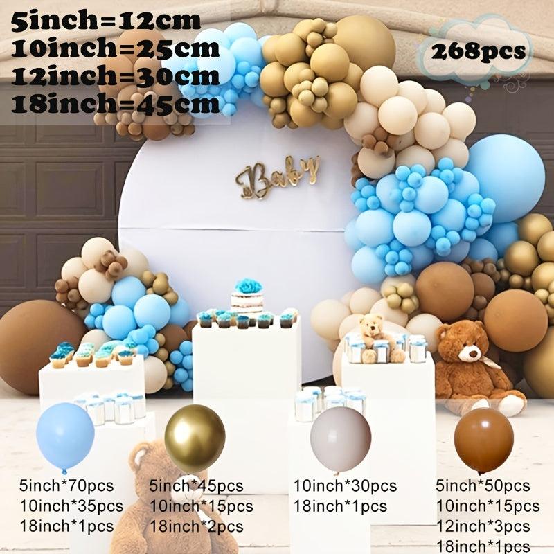 Latex Balloon Arch Birthday Party Decor Kit Gender Reveal