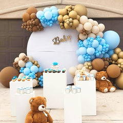 Latex Balloon Arch Birthday Party Decor Kit Gender Reveal
