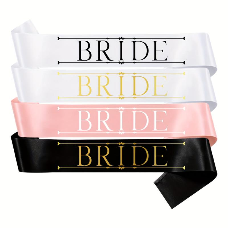 1pc Bride Groom Man Groomsman Sash Wedding Party Decoration Supplies