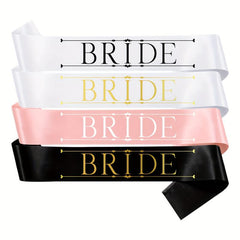 1pc Bride Groom Man Groomsman Sash Wedding Party Decoration Supplies