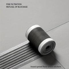 Disposable Sewer Filter Mesh Strip Floor Drain Stickers Anti-blocking