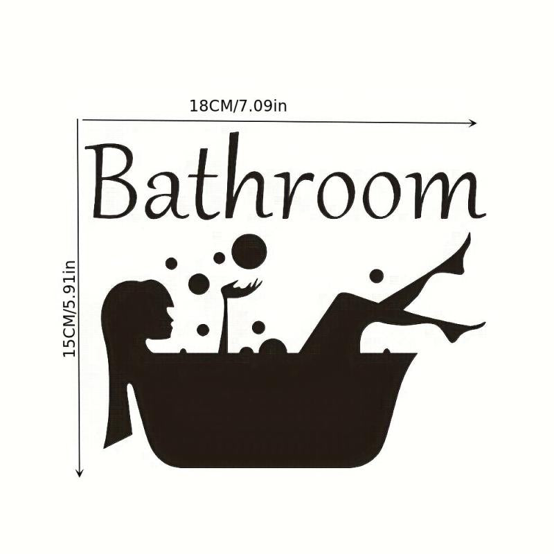 Removable Bathroom Wall Sticker Decal for Home Decoration