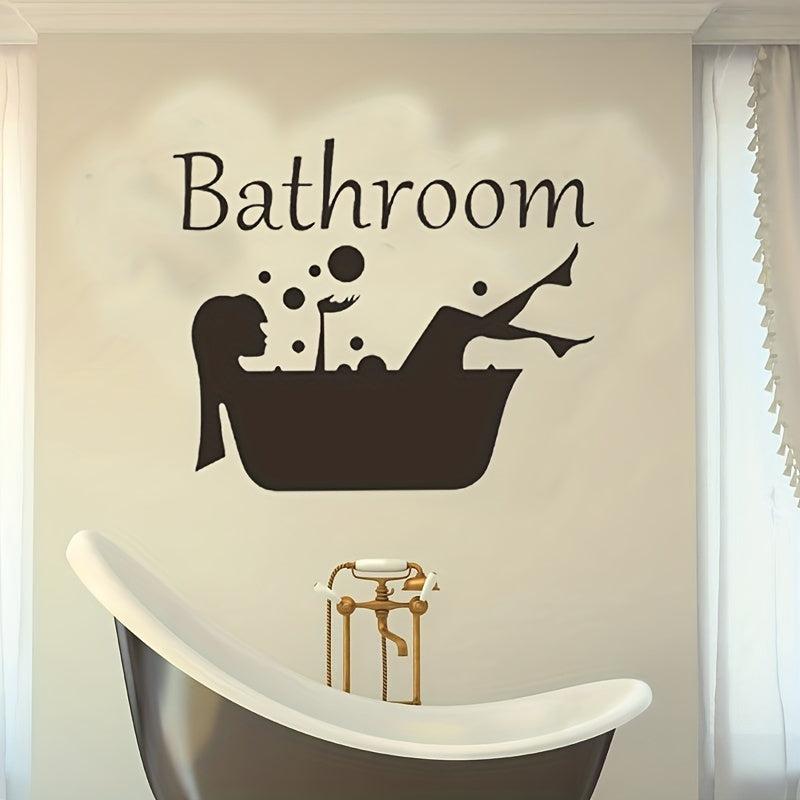 Removable Bathroom Wall Sticker Decal for Home Decoration