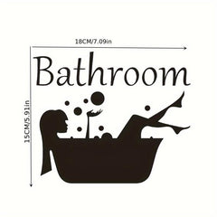 Removable Bathroom Wall Sticker Decal for Home Decoration