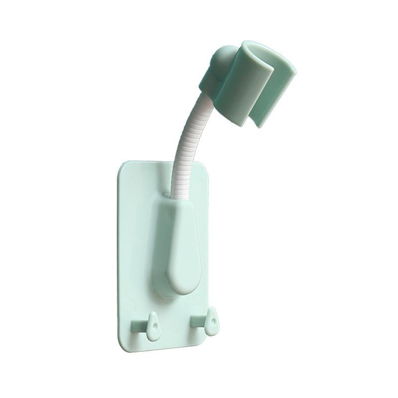 1ps Adjustable 360 Rotating Shower Rack Double Hook Shower Holder Bracket