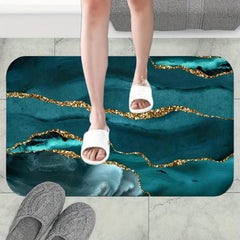Soft Memory Foam Bath Rug Non Slip Grip Machine Washable