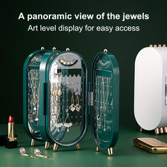 Foldable Jewelry Storage Box for Earrings Necklaces Hand Jewelry