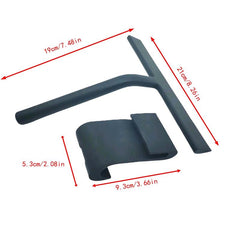 Silicone Squeegee Glass Wiper Bathroom Window Cleaner