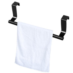 No Drill Over Door Towel Bar for Kitchen and Bathroom Organization