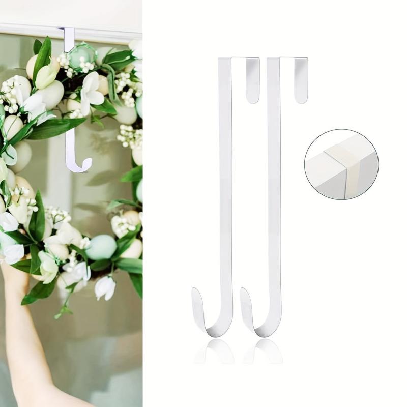Creative Wreath Hanger for Front Door Multifunctional Christmas Ornament