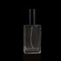 Diamond Glass Perfume Bottle with Spray Atomizer