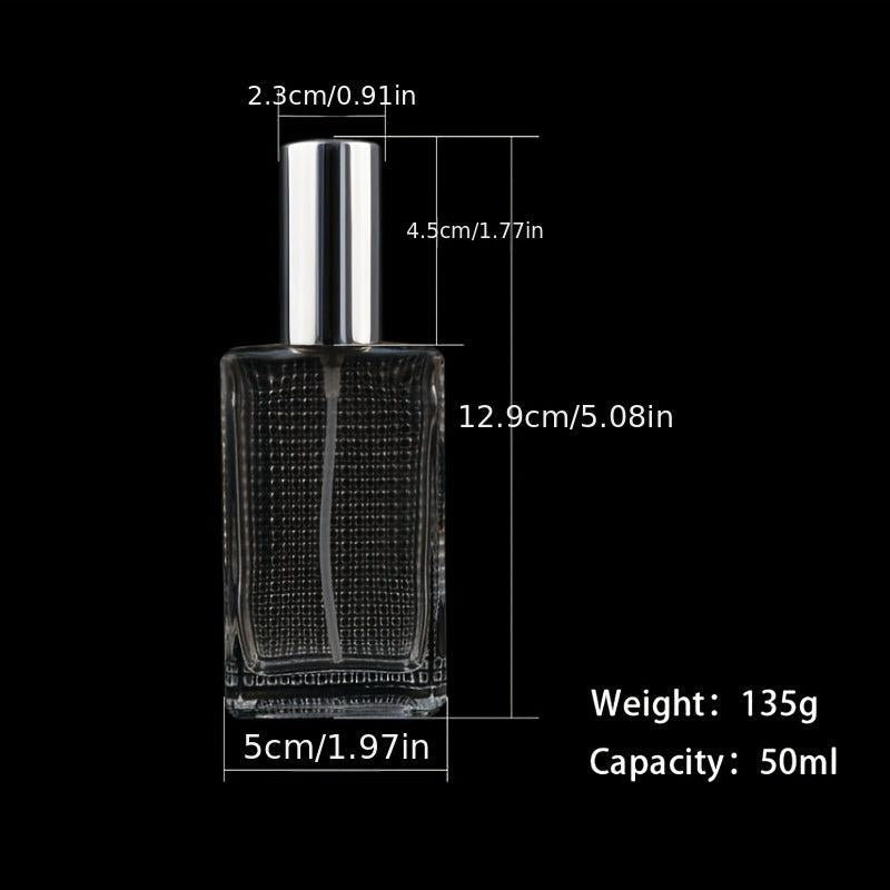 Diamond Glass Perfume Bottle with Spray Atomizer