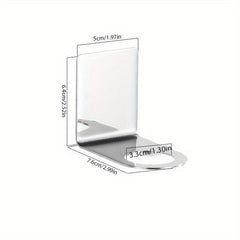 Stainless Steel Wall Mounted Soap Rack Holds Soap Shower Gel Hand Sanitizer