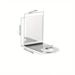 Stainless Steel Wall Mounted Soap Rack Holds Soap Shower Gel Hand Sanitizer