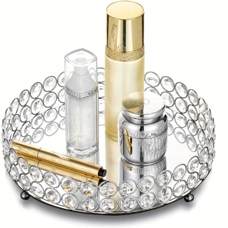 Christmas Cosmetics Collection Box European Tray Bathroom Dressing Room Shelves
