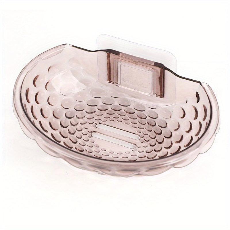 Clear Hanging Soap Dish Plastic Soap Tray Wall Mounted Soap Holder