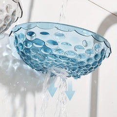 Clear Hanging Soap Dish Plastic Soap Tray Wall Mounted Soap Holder