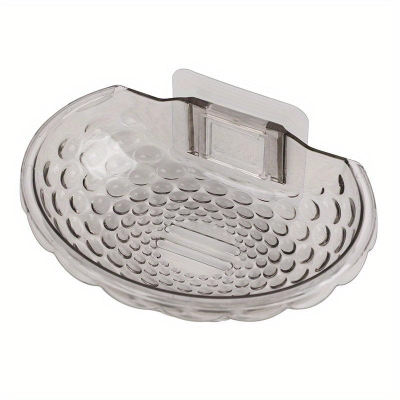 Clear Hanging Soap Dish Plastic Soap Tray Wall Mounted Soap Holder