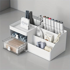 Makeup Supplies Storage Box With Drawer Transparent Dustproof