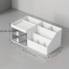 Makeup Supplies Storage Box With Drawer Transparent Dustproof