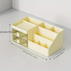 Makeup Supplies Storage Box With Drawer Transparent Dustproof